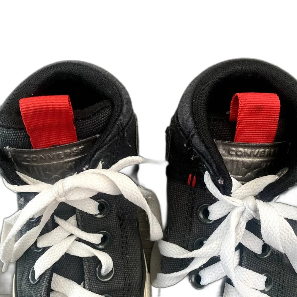Converse Chuck Taylor All Star Axel Mid Top‎ Sneakers Black Grunge Youth Size 13